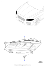T2H6243 - Jaguar Headlamp