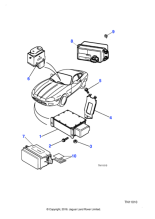 XR837670 - Jaguar Electronic control module