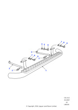LR029294 - Land Rover Step-side runner