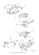 C2P22766 - Jaguar Door hinge