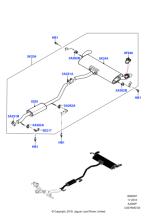 LR138693 - Land Rover Muffler - Front And Rear