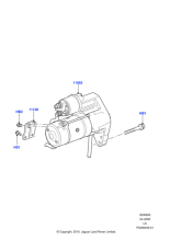 LR087021 - Land Rover Starter Motor