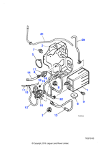 LJB1515AB - Jaguar Purge control valve