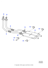 C18426 - Jaguar Downpipe