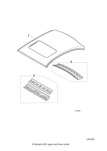 XR88459 - Jaguar Header panel