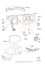 LR061174 - Land Rover Mirror