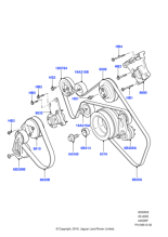 PQR500340 - Land Rover Belt