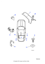 LJH3410DA - Jaguar Anti lock brake system harness