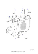 HJA8134BE - Jaguar Water curtain
