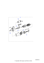NAD101490 - Land Rover Motor-starter engine