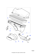 NJC3500BA - Jaguar Aircleaner