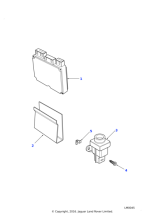 NNN100660 - Land Rover Electric control unit-fuel/ignition