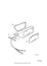 BDC3831 - Jaguar Door mirror