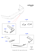 LR108968 - Land Rover INSERT - VALANCE