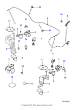 C2P11841 - Jaguar Reinforcing plate