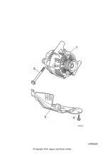 XR842452 - Jaguar Alternator