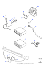 LR006199 - Land Rover Radio With CD Player