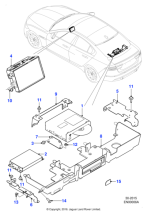 T4N13436 - Jaguar Touch screen display