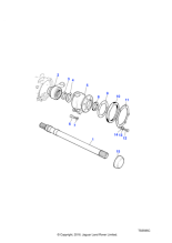 606662 - Land Rover Shaft-front axle half