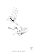 YUB500150PVJ - Land Rover Switch