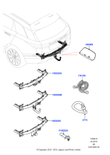 Electrically Deployable Tow Bar, Air Suspension, Pre 21MY