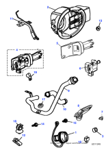 XR854780 - Jaguar Fuel filler cap