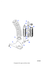 MMB2154AB - Jaguar Spacer tube