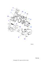 NCA2213AC - Jaguar Bypass hose
