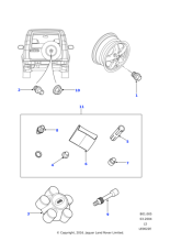 ANR3679 - Land Rover Nut - Hex.
