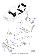 T4N14608 - Jaguar Insulation pad