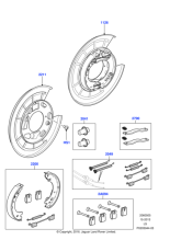 LR048810 - Land Rover Plate - Brake Back