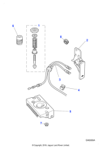 JEP105001 - Jaguar Cable clip