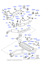 LR016836 - Land Rover Bracket - Exhaust Pipe Mounting