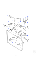 PCH116030 - Land Rover Hose-radiator bottom coolant