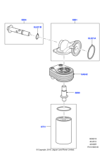 4454116 - Land Rover Filter - Oil