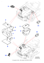T4N11843 - Jaguar Fusebox mounting bracket