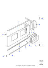 DBF500040 - Land Rover Filler strip