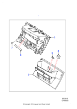 T4A18738 - Jaguar Glovebox storage bin