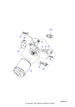 ERR2241 - Land Rover Adaptor-oil filter