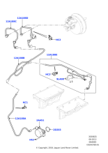 LR048194 - Land Rover Hose - Vacuum