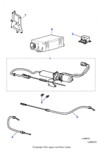 C2C18775 - Jaguar Parkbrake cable