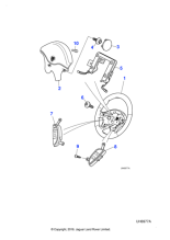 XR82399 - Jaguar Bolt And Washer