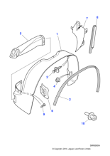 KRB100002 - Jaguar Plastic rivet