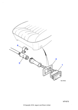BDC9371 - Jaguar Entry switch escutcheon