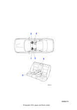 C2C40559 - Jaguar Seat harness