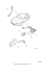 LJA7604AA - Jaguar Sensor mounting bracket