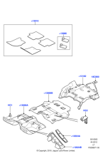 LR026388 - Land Rover Kit - Floor Contour Mat