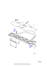 BCC6445 - Jaguar Rear shelf
