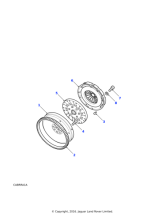 8510308 - Land Rover Plate-clutch-driven