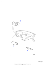 XR838478 - Jaguar Multiple function switch
